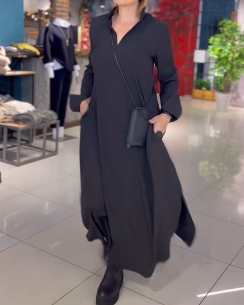 Mila | Long Dress with Side Slit