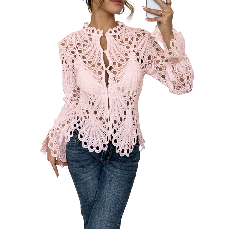 Sarah™ | Modern Blouse with Open Details