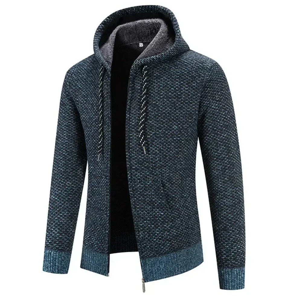 Lucien - Long Sleeve Hooded Sweater With Zipper