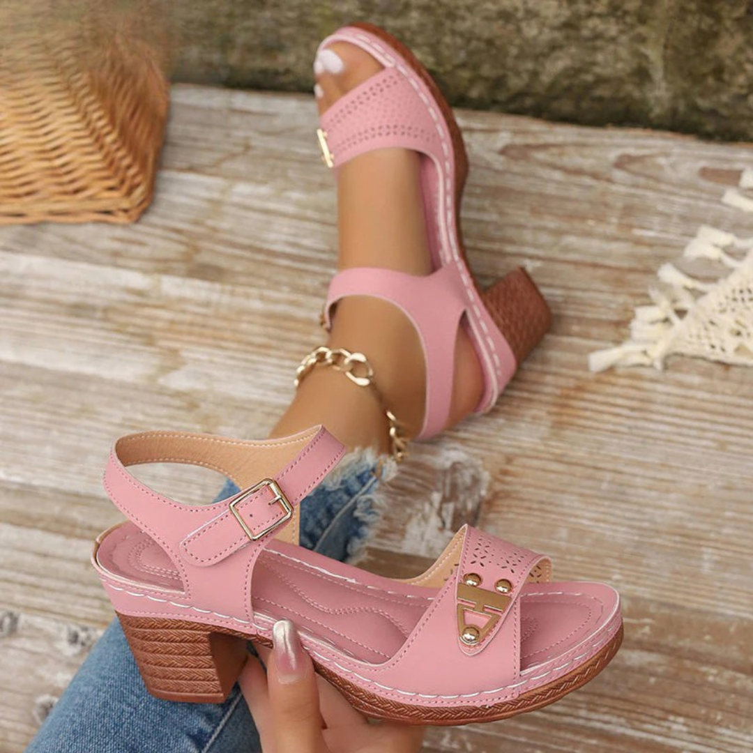 Raya™ | Orthopedic Sandals with Block Heel
