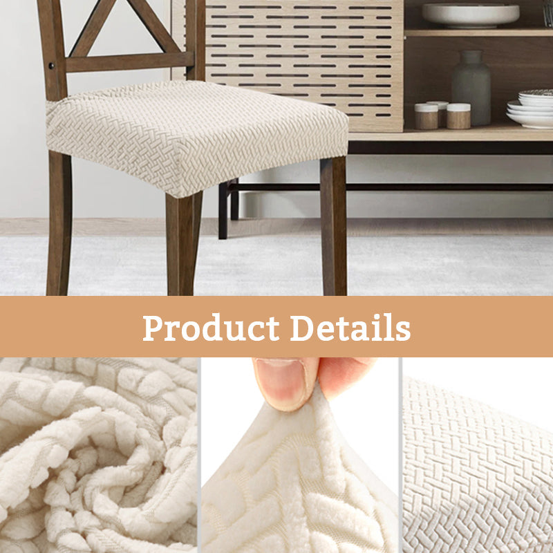 Jacquelin - Jacquard Stretch Chair Seat Cover