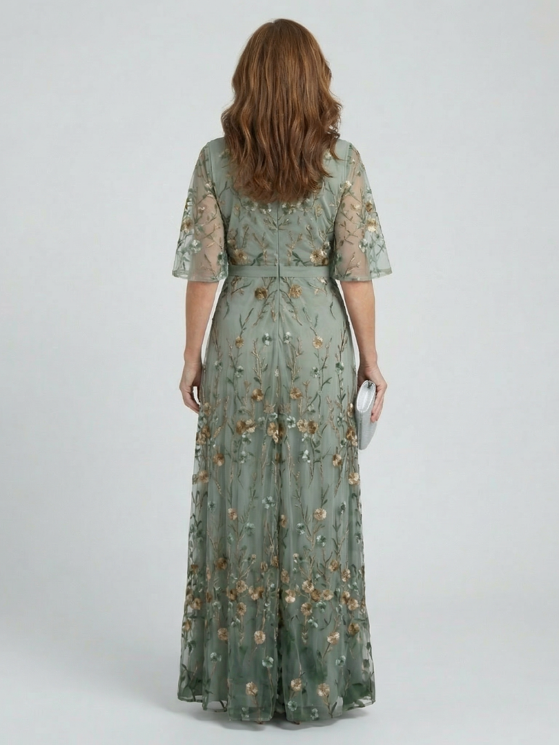 Selora | Maxi Flow Dress with Halter Neck