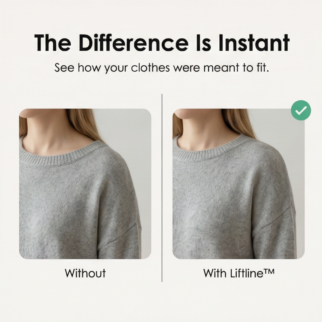 Liftline – No Sew Shoulder Pads for Balanced Shoulders