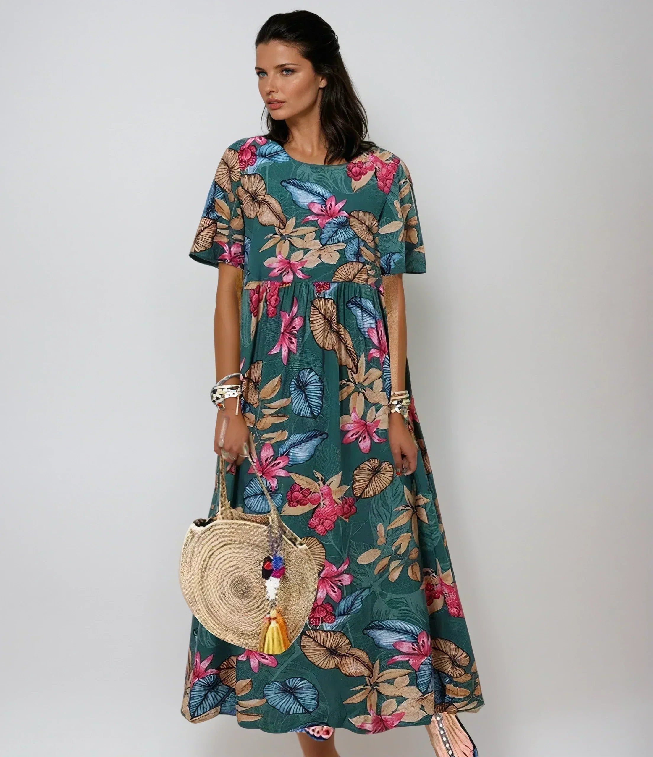 Marlowe | Floral Relaxed Midi Dress