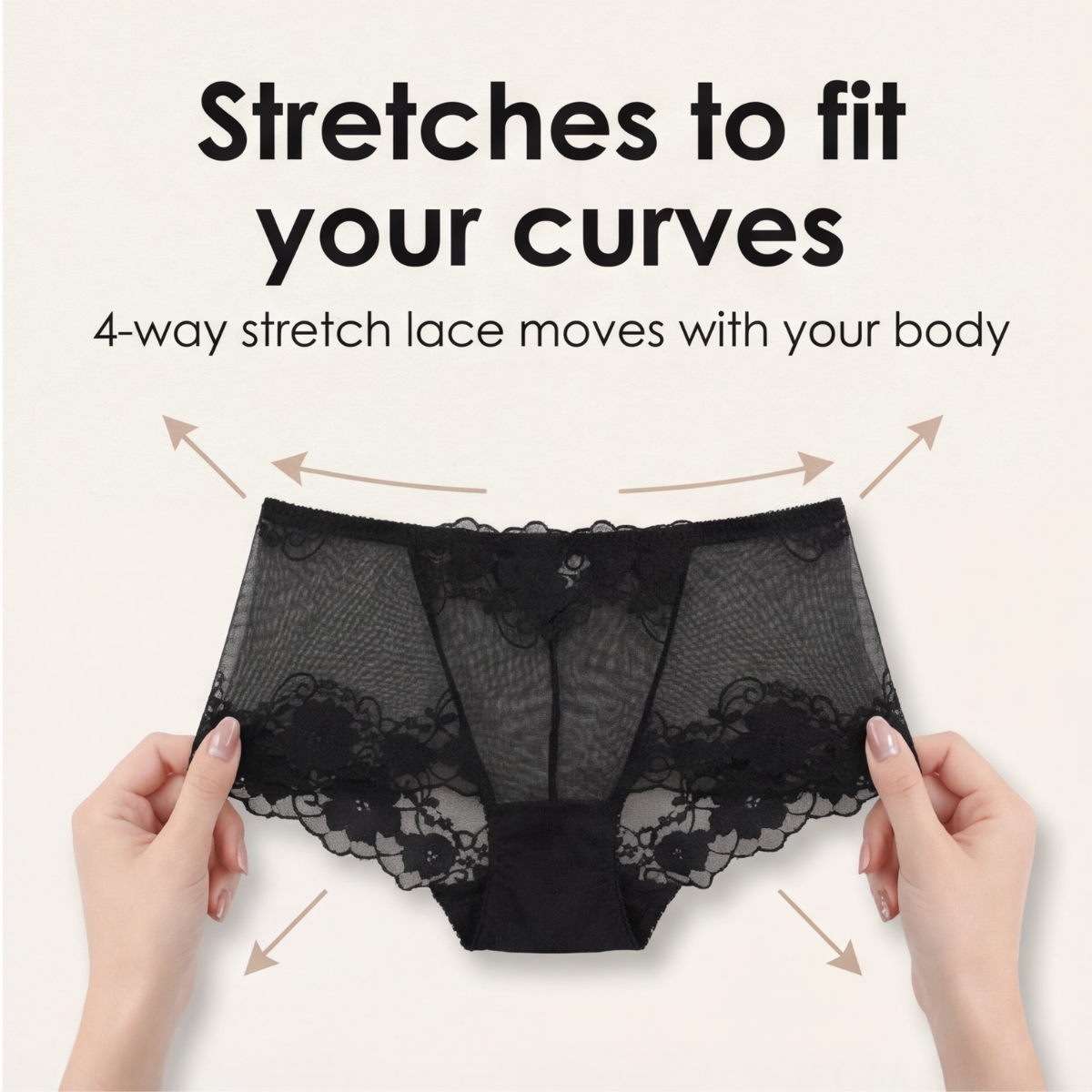Lacella – Women's Soft Lace Panties for All Day Comfort