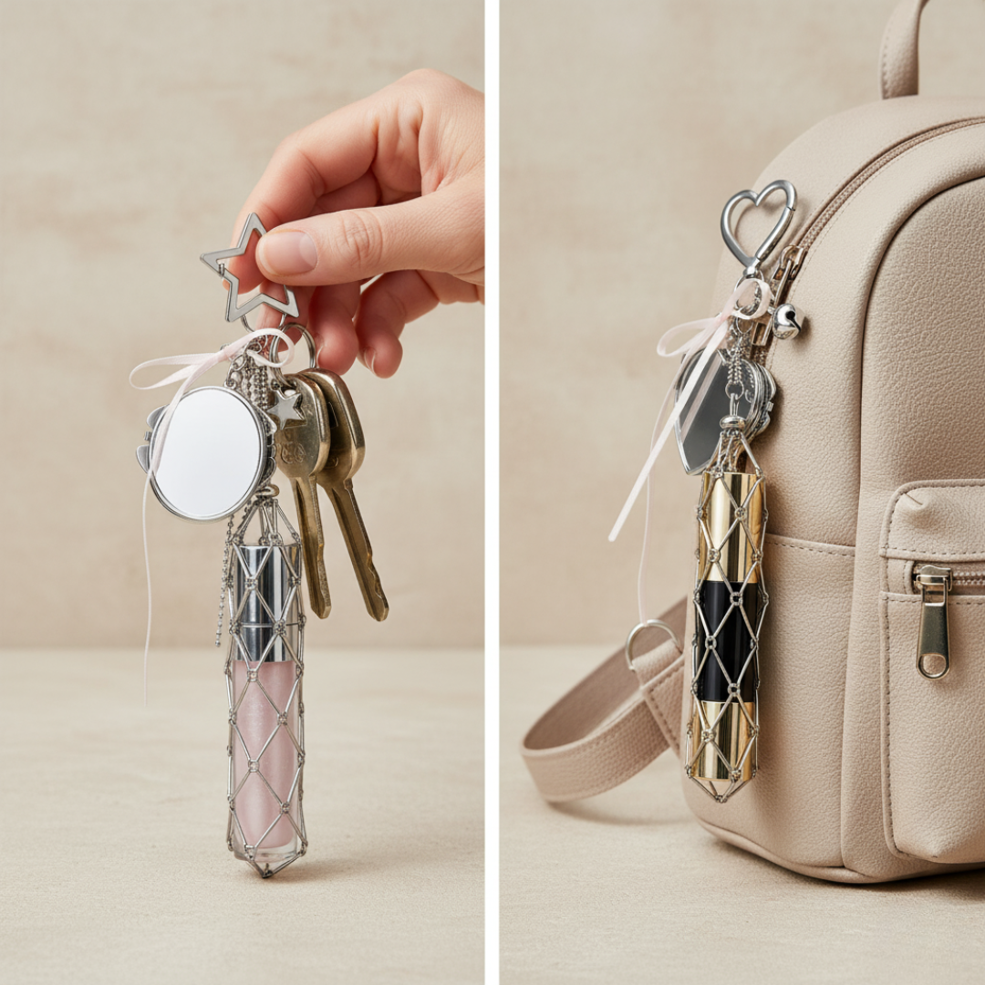 KiraCage – Harajuku Lipstick Holder Keychain