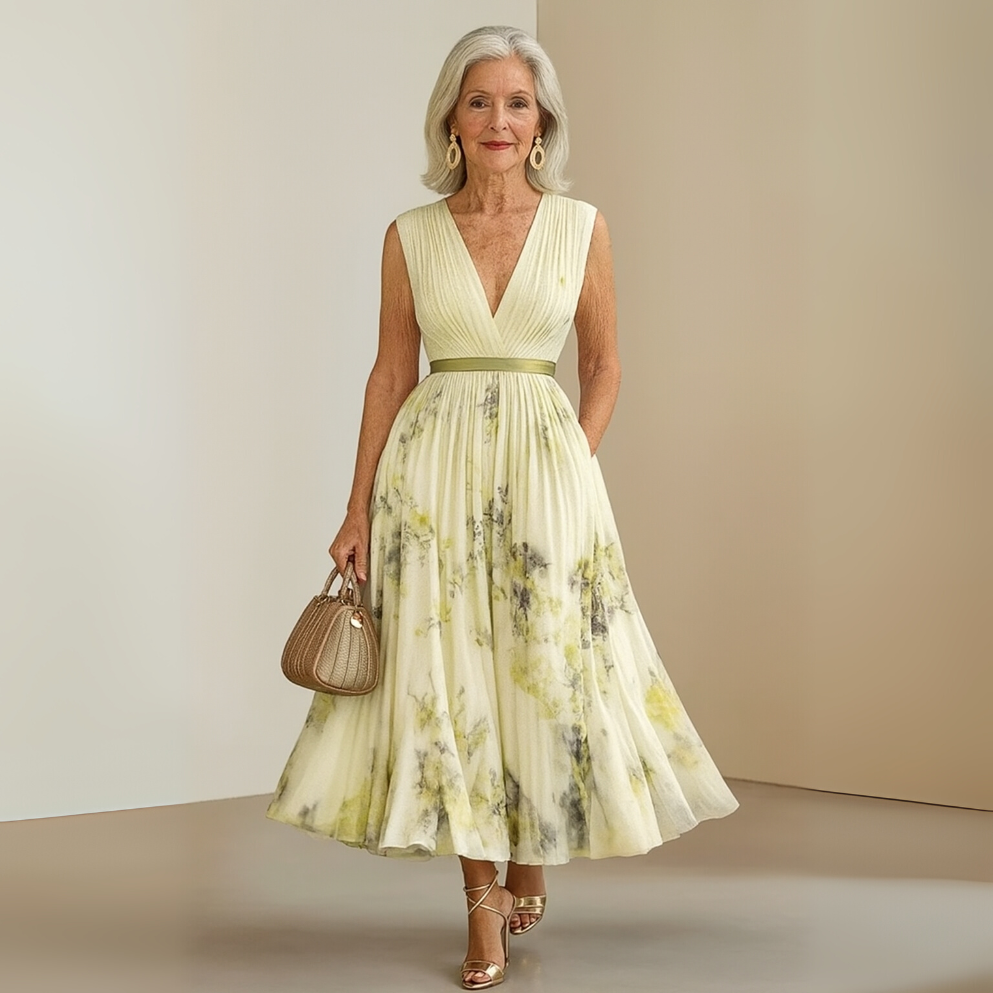 Emma | Women’s Flowy Sleeveless Summer Maxi Dress