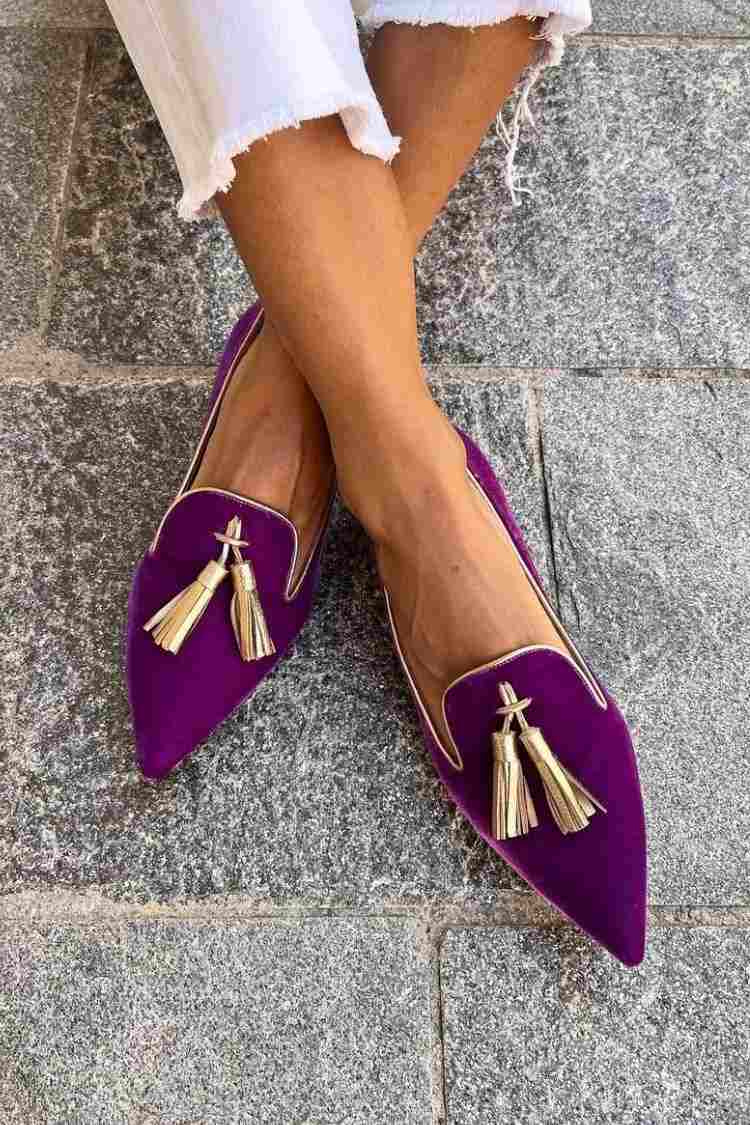 Portia - Boho Fringe Moccasins