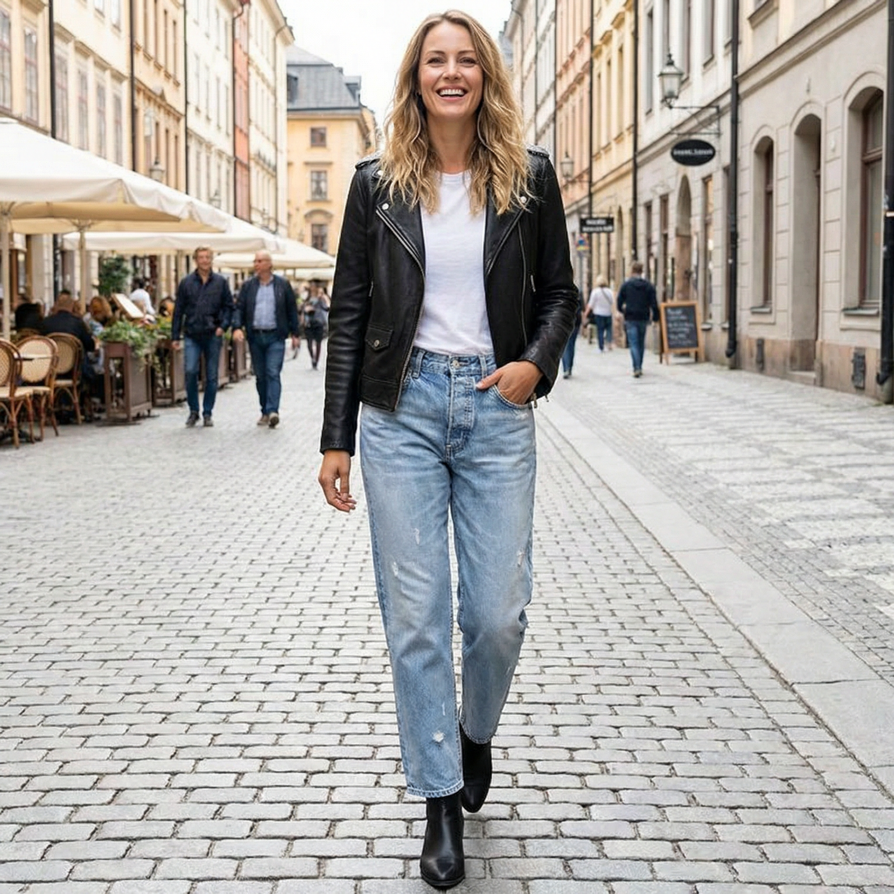 Danice™ | Cropped straight-leg jeans
