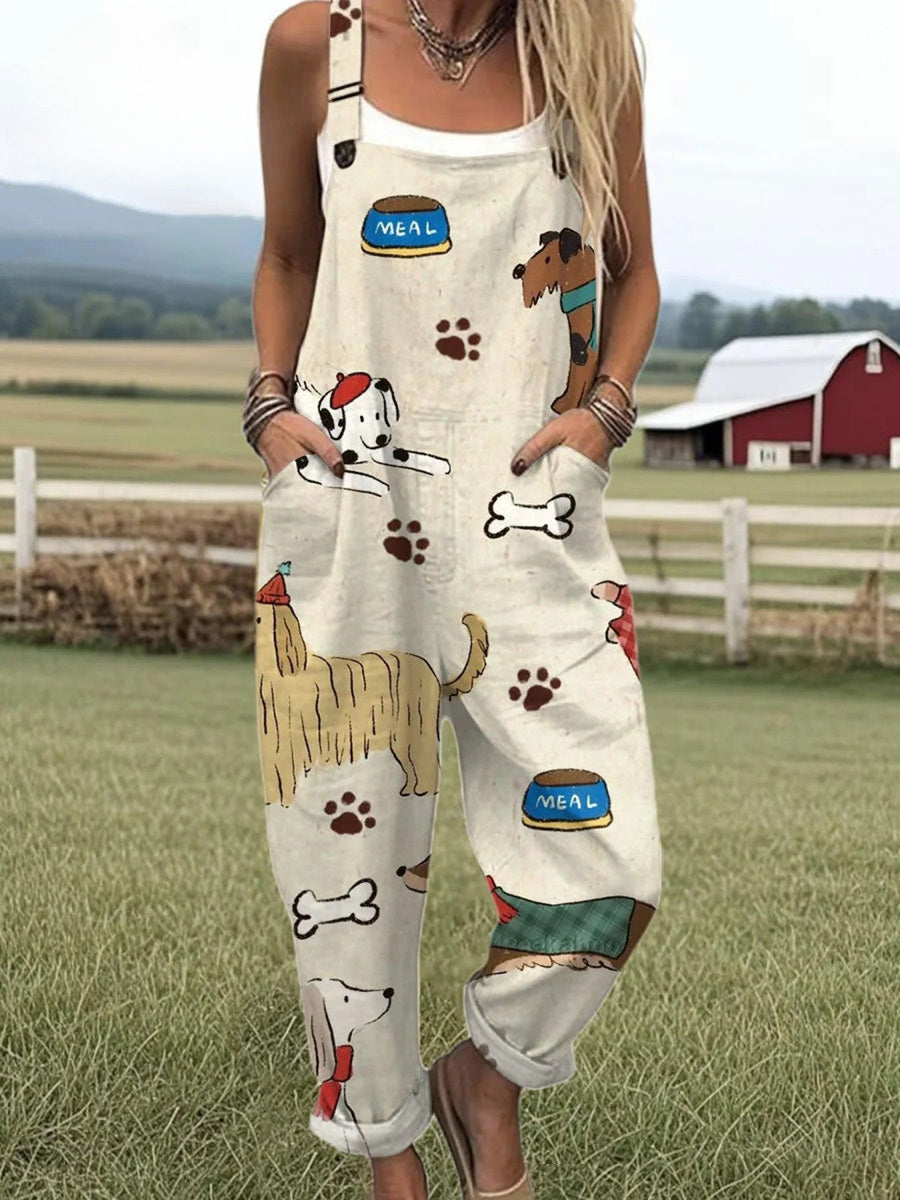 AVALORIA – VINTAGE FLORAL JUMPSUIT FOR WOMEN