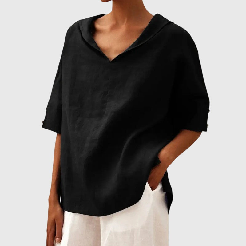 Ayla | Blouse - Brown