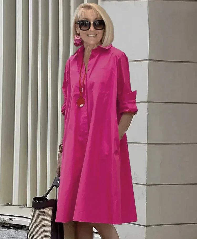 AMY – MODERN CHIC SHIRT DRESS