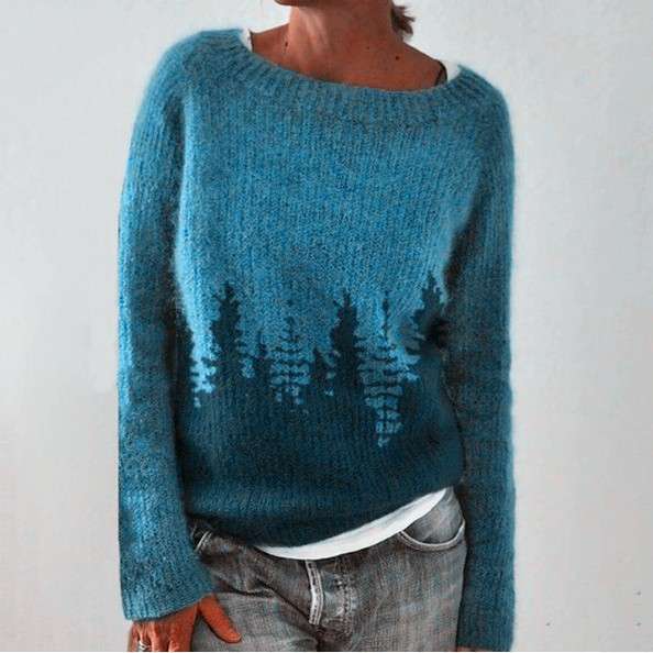 Dania - Retro Scandinavian Knit Sweater