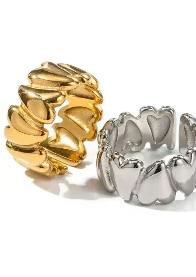 Hazel | Wrap Heart Ring