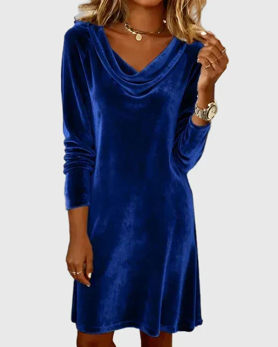 Frosina | Velvet Dress Loose Fit