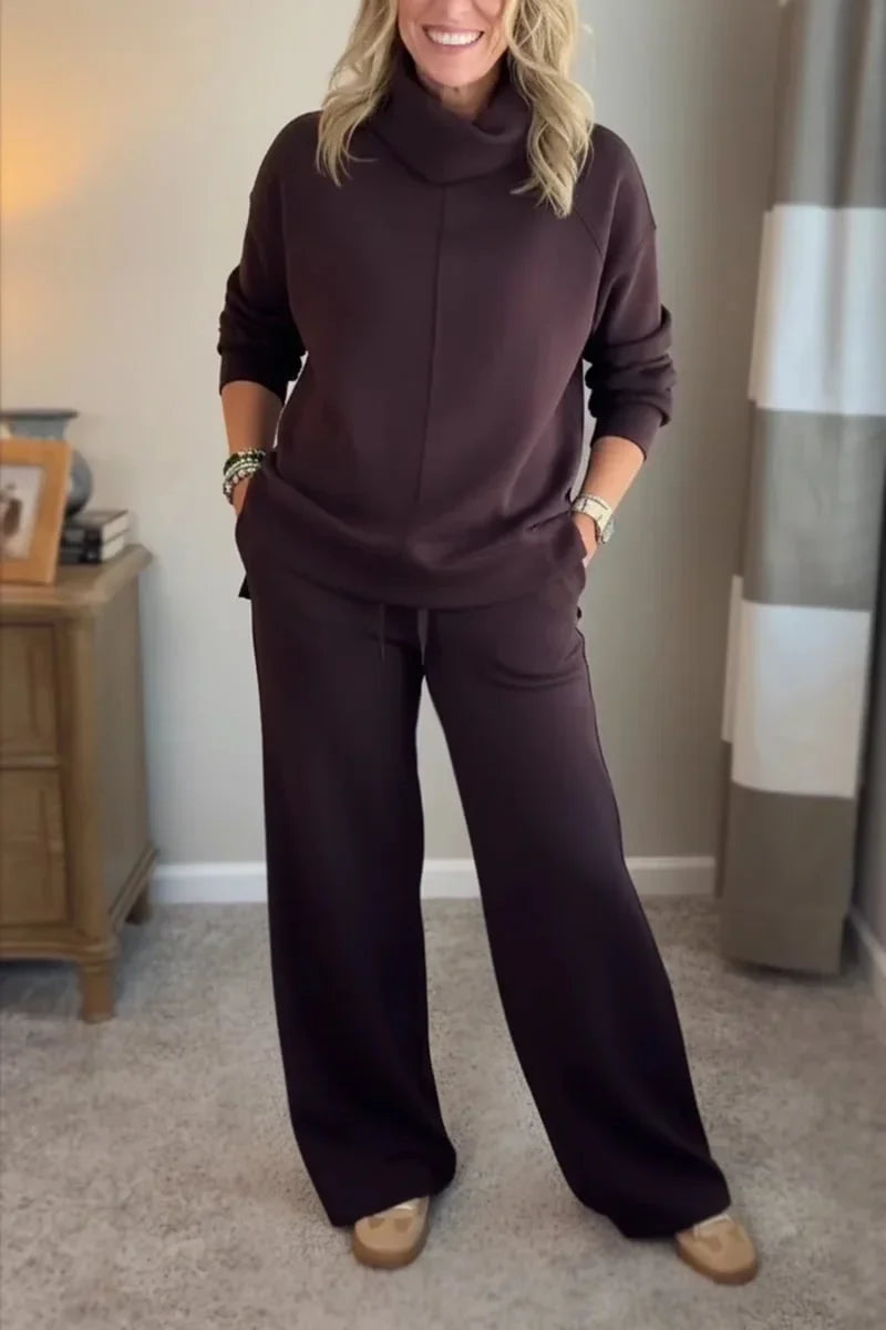 Faiella - Comfortable Knitted Two Piece Set