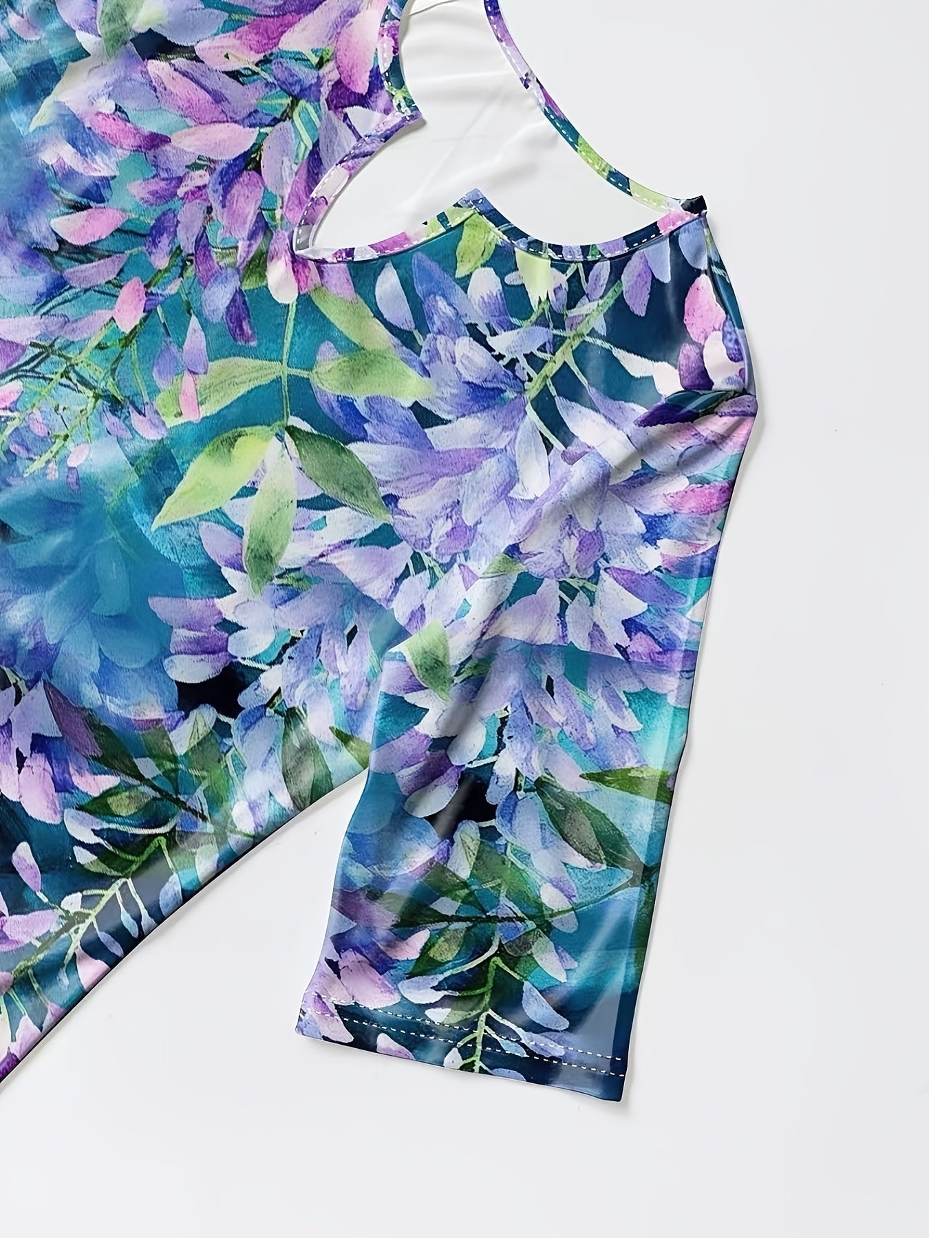 AUDREY | Watercolor Wisteria Dress
