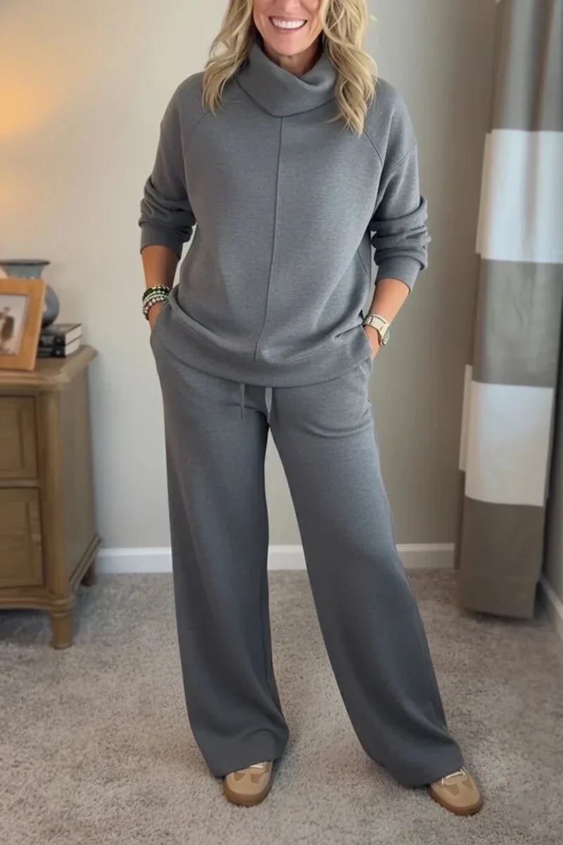 Faiella - Comfortable Knitted Two Piece Set