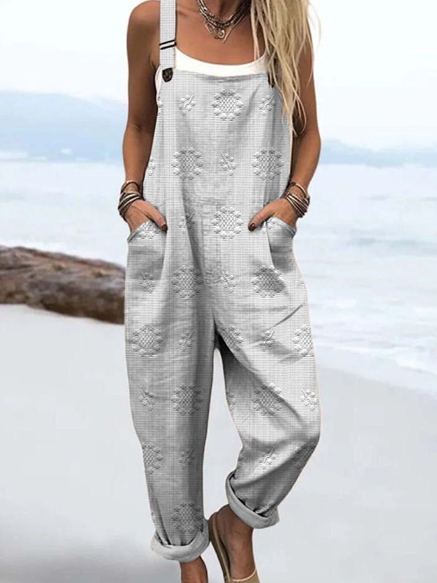 Freja | Casual Pattern Jumpsuit