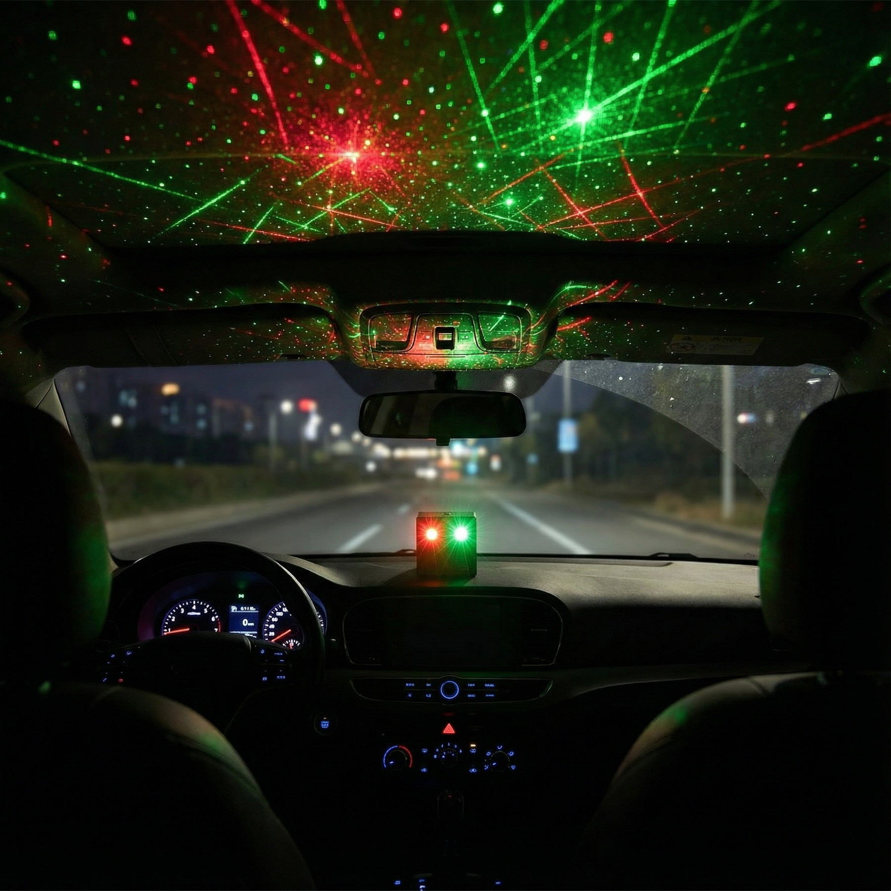 Lumivibe - Rechargeable mini laser party light