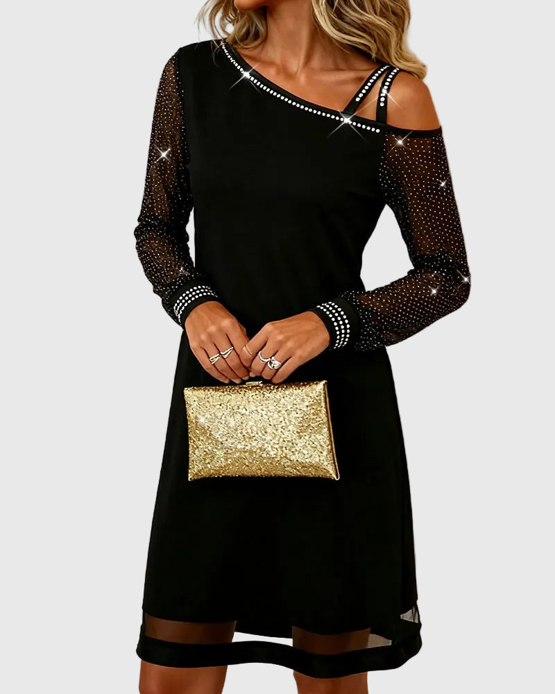 Anne | Elegant Asymmetrical Thermal Dress