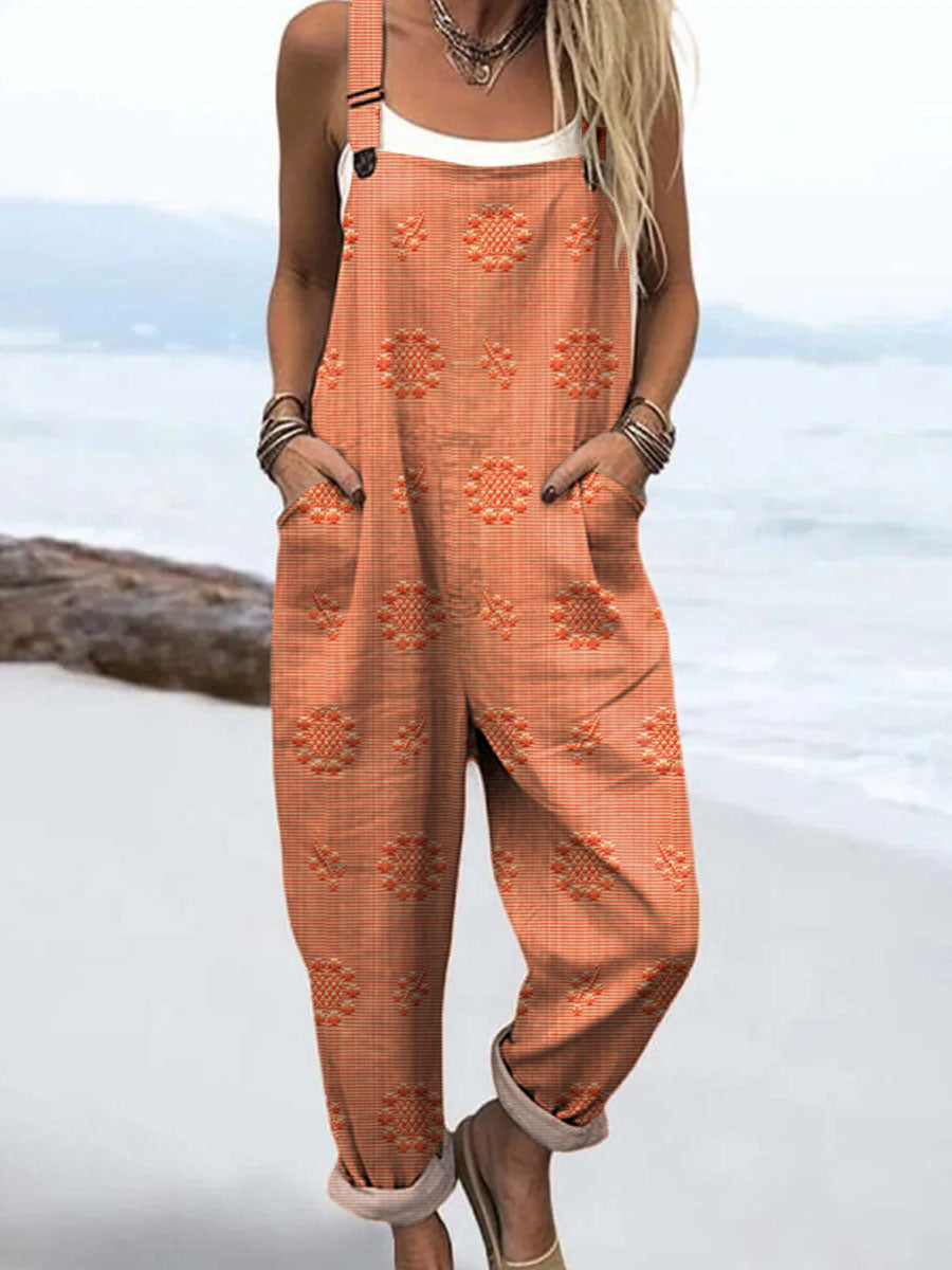 Freja | Casual Pattern Jumpsuit
