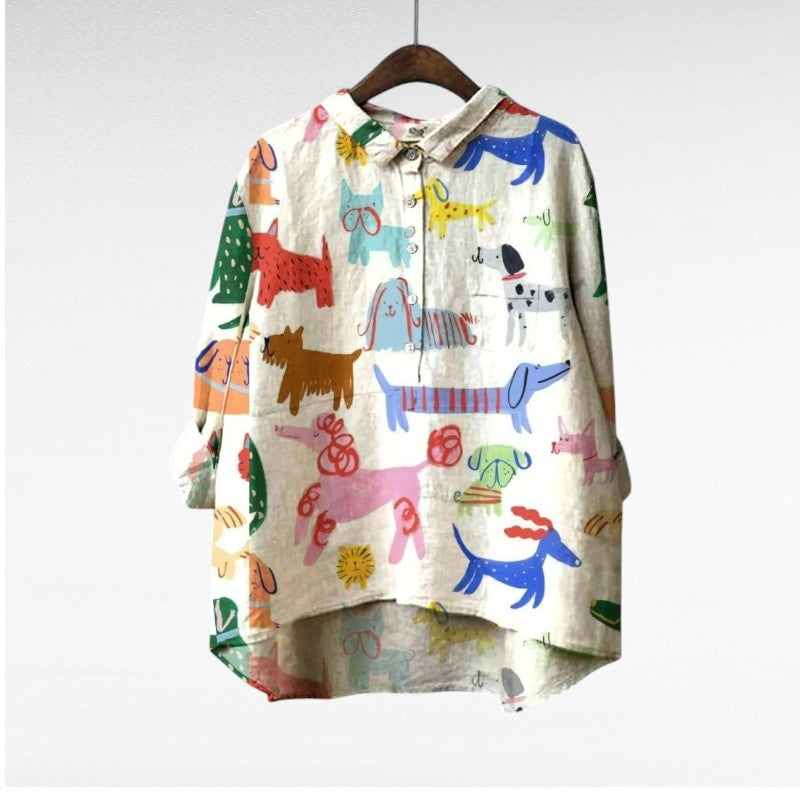 Amélie | Elegant Summer Linen Shirt