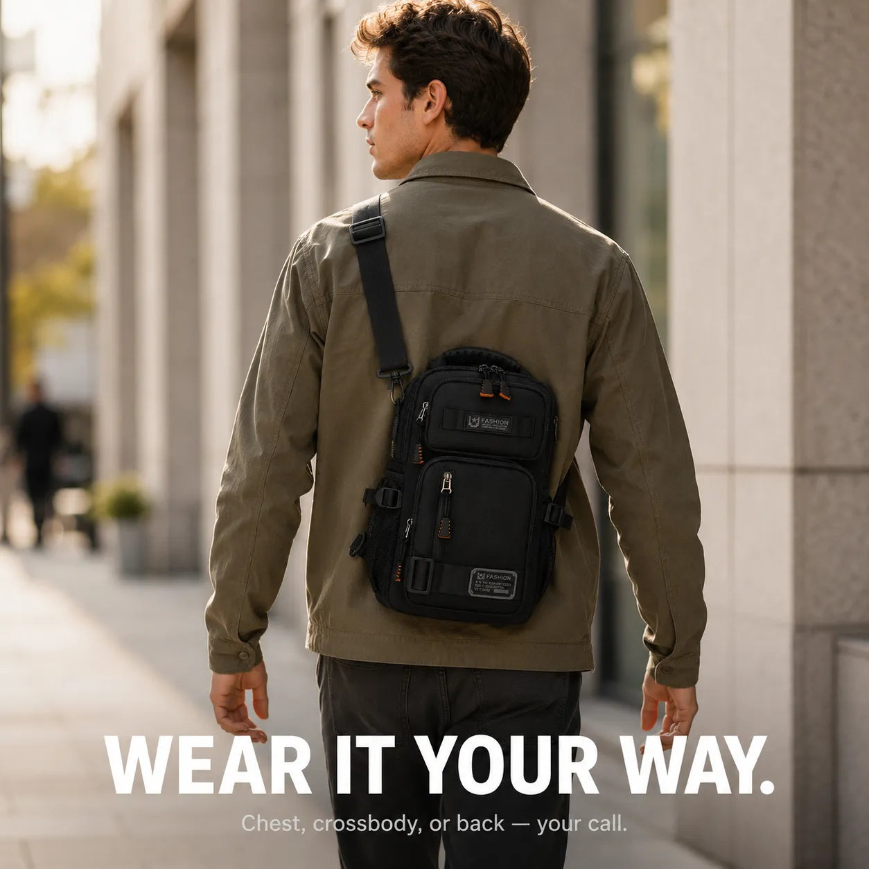 Cargolo – Adjustable Chest Sling Bag Multi-Pockets