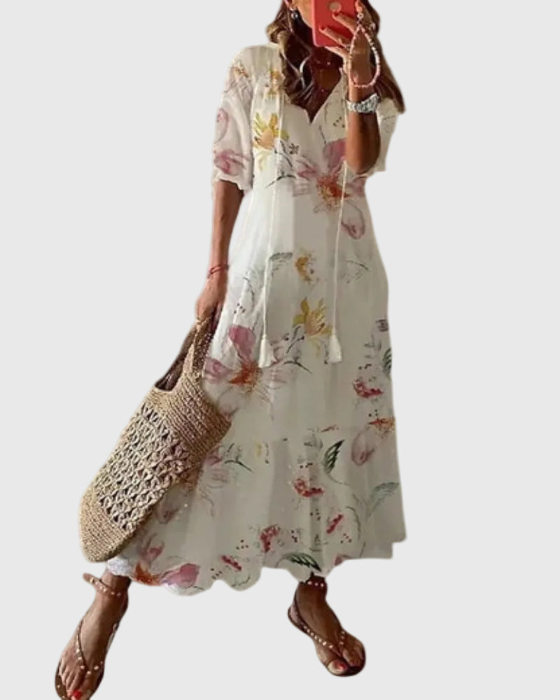 Amalia | Vintage Boho Summer Maxi Dress