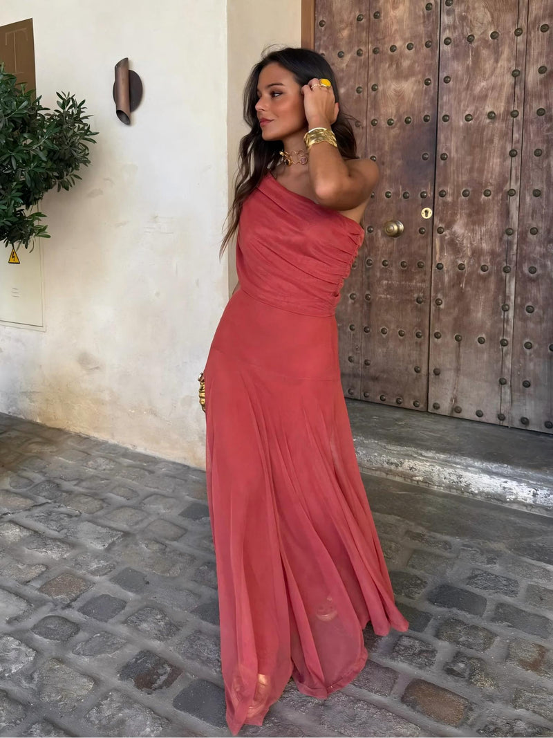 Camila | Elegant Mesh Maxi Dress
