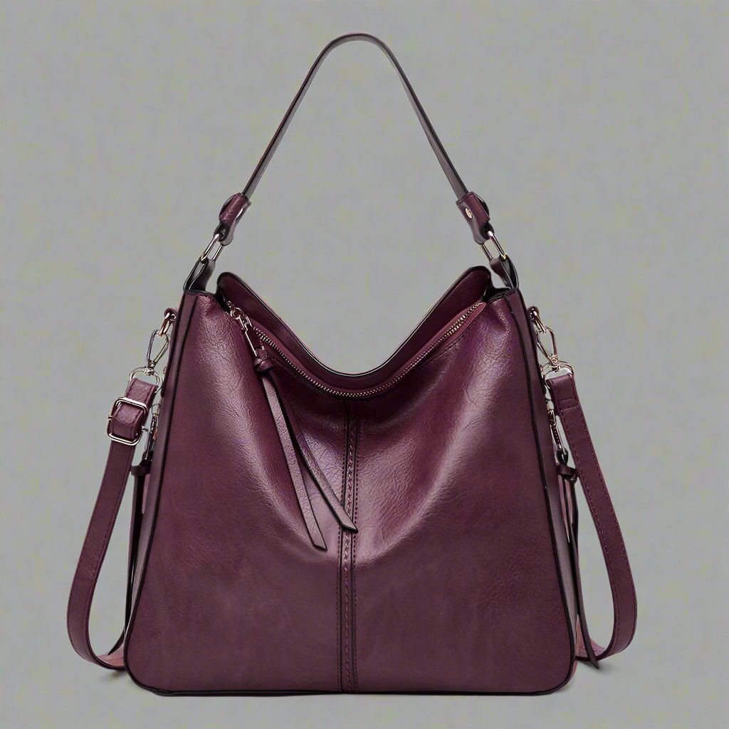 Cecile - Stylish Leather Tote Bag