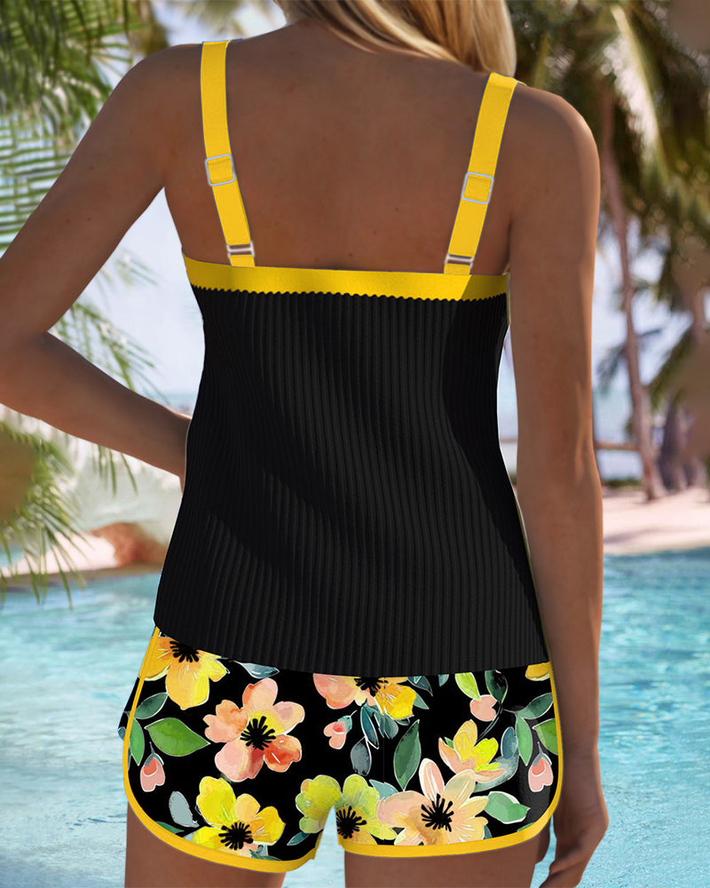 Two-Piece Tankini Swimsuit