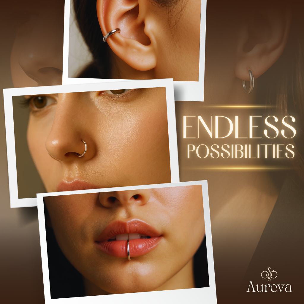 Aureva – Retractable Clip-On Comfort Earrings