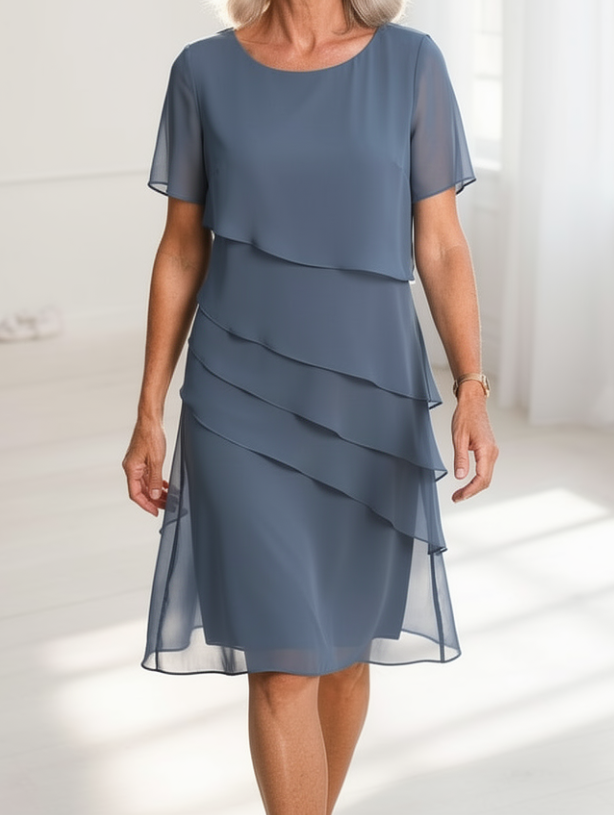 Linda | Elegant Ruffled Comfort Dress