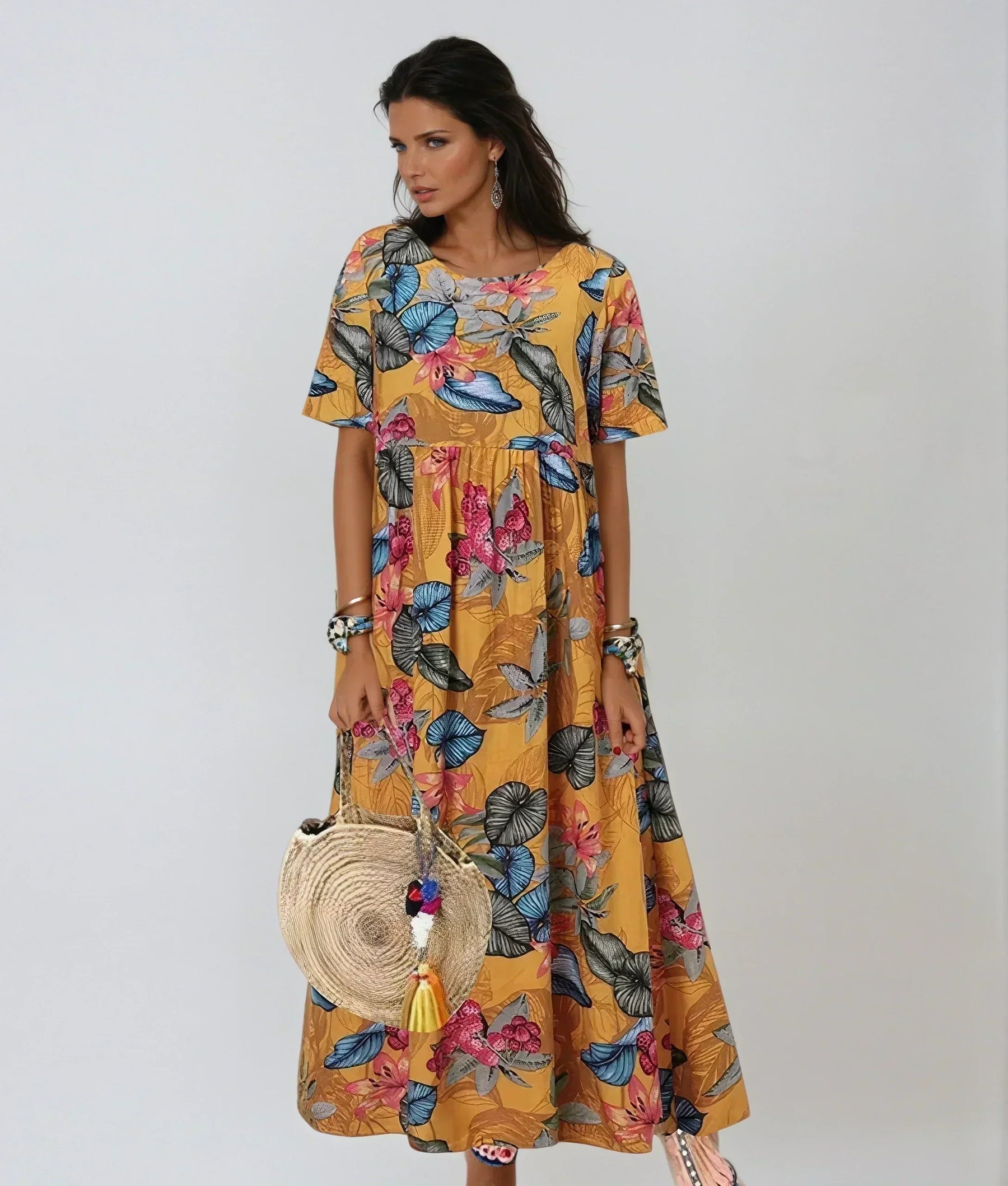 Marlowe | Floral Relaxed Midi Dress