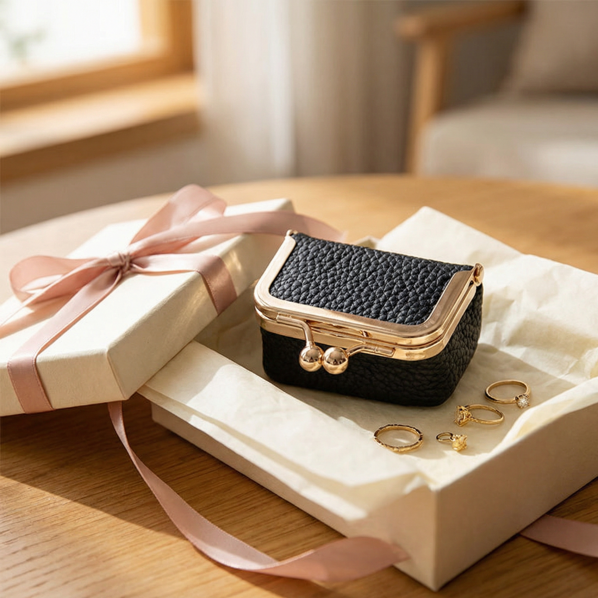 Bellora - Vegan Leather Mini Jewelry Box
