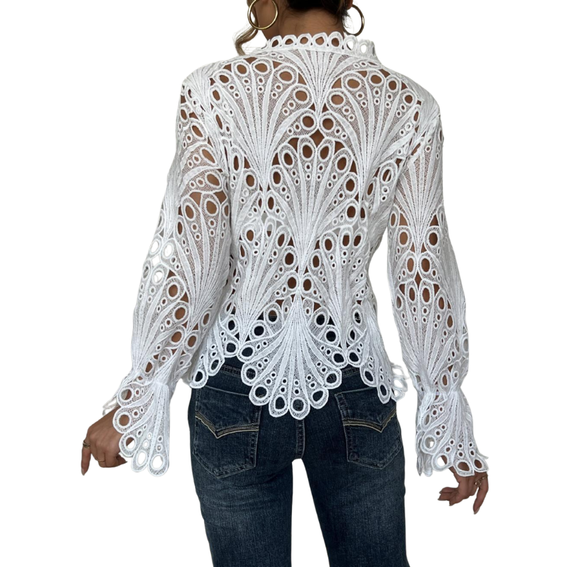 Sarah™ | Modern Blouse with Open Details