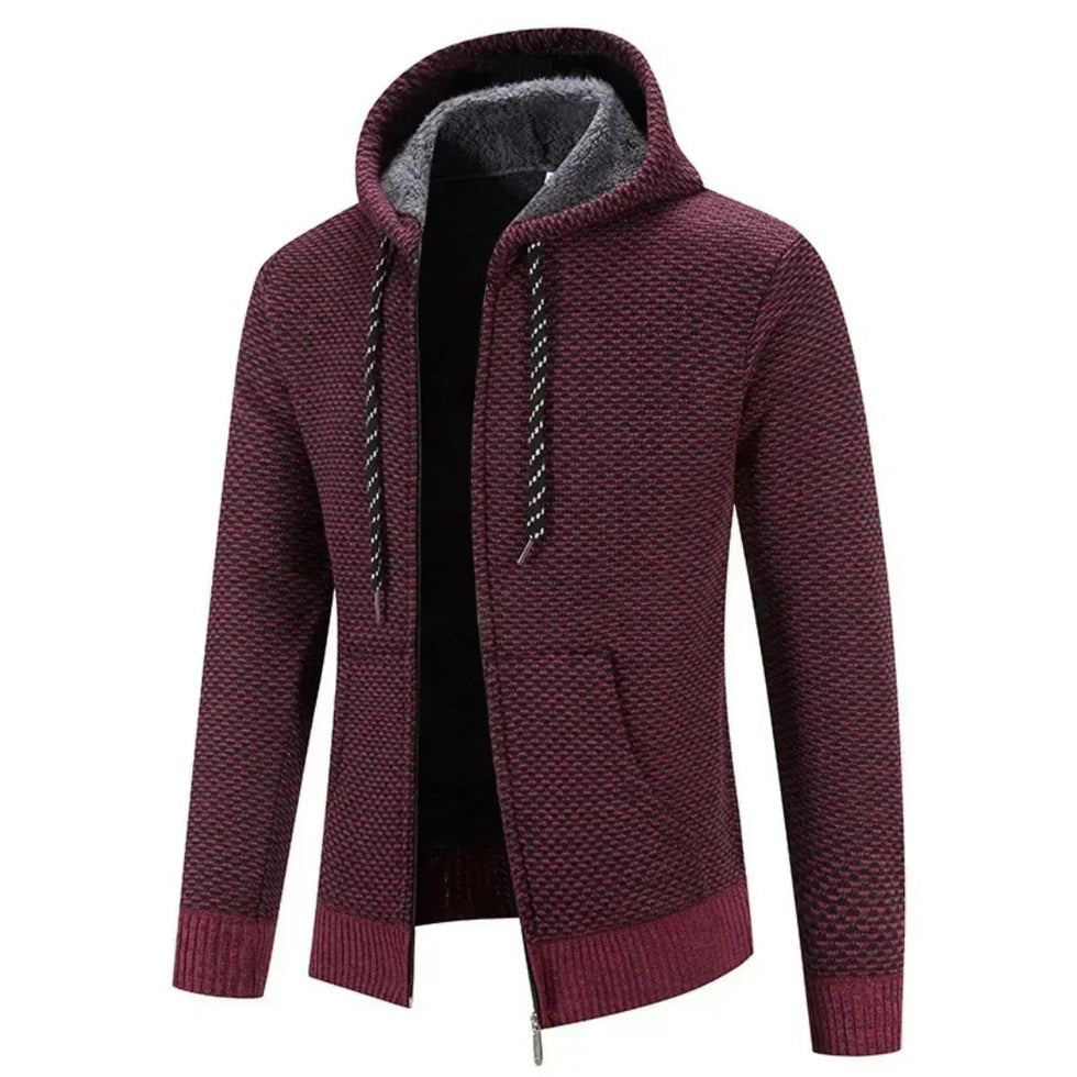 Lucien - Long Sleeve Hooded Sweater With Zipper