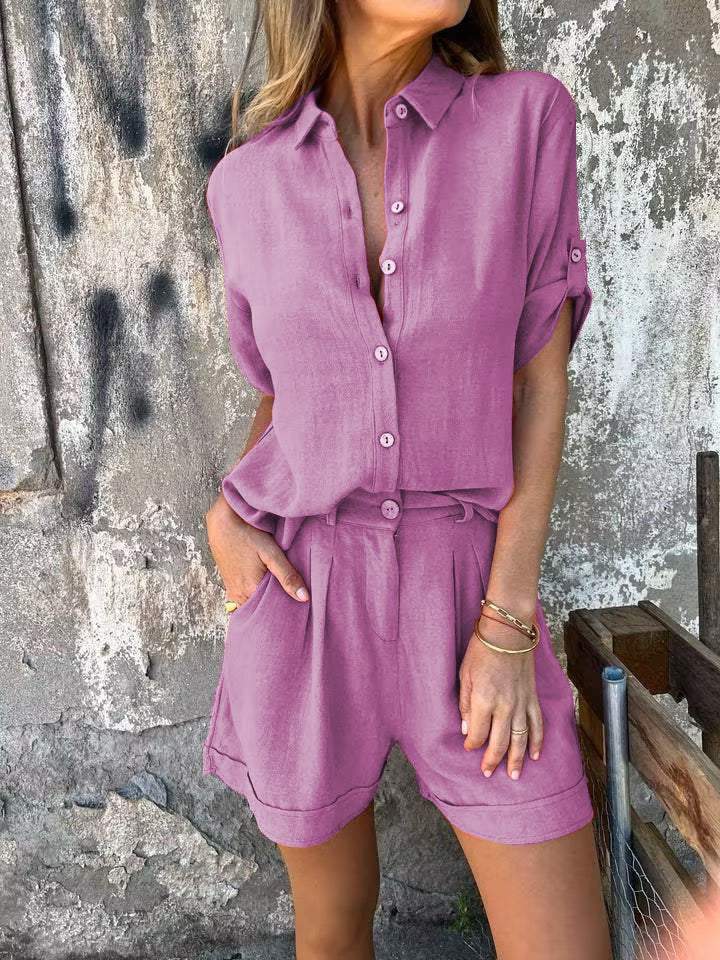 Jolie – Stylish Cotton-Linen Set