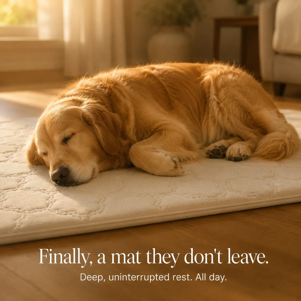 Coolava – Instant Cooling Pet Mat for Dogs and Cats, Scratch-Resistant