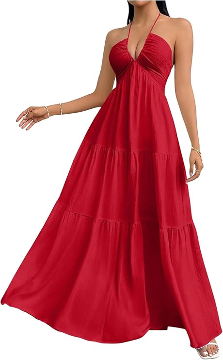 Elegant Flowing Maxi Dress - Flattering and Comfortable Cut