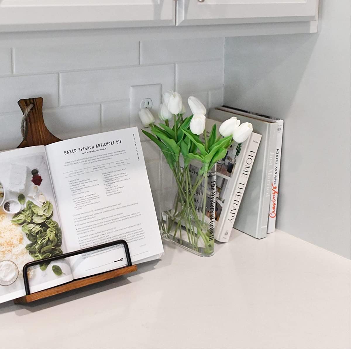 Florenza - Book-Shaped Acrylic Vase for Home Decor