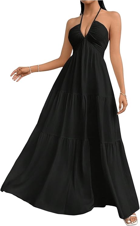 Elegant Flowing Maxi Dress - Flattering and Comfortable Cut