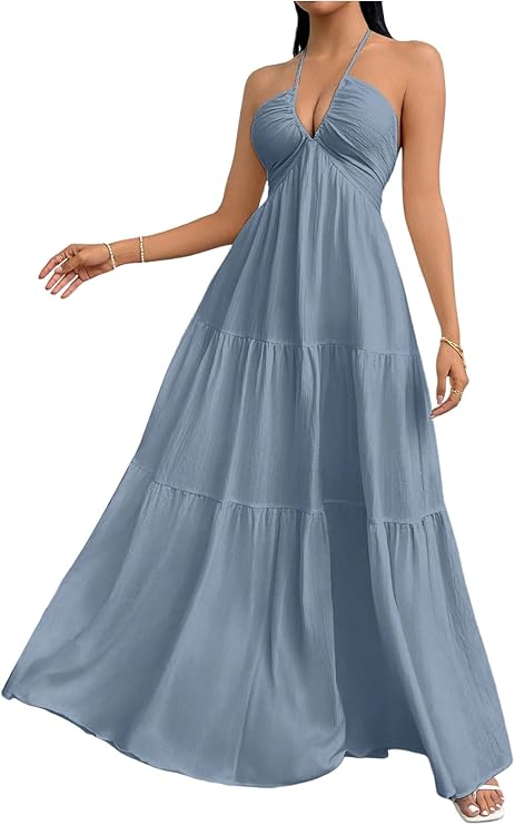 Elegant Flowing Maxi Dress - Flattering and Comfortable Cut