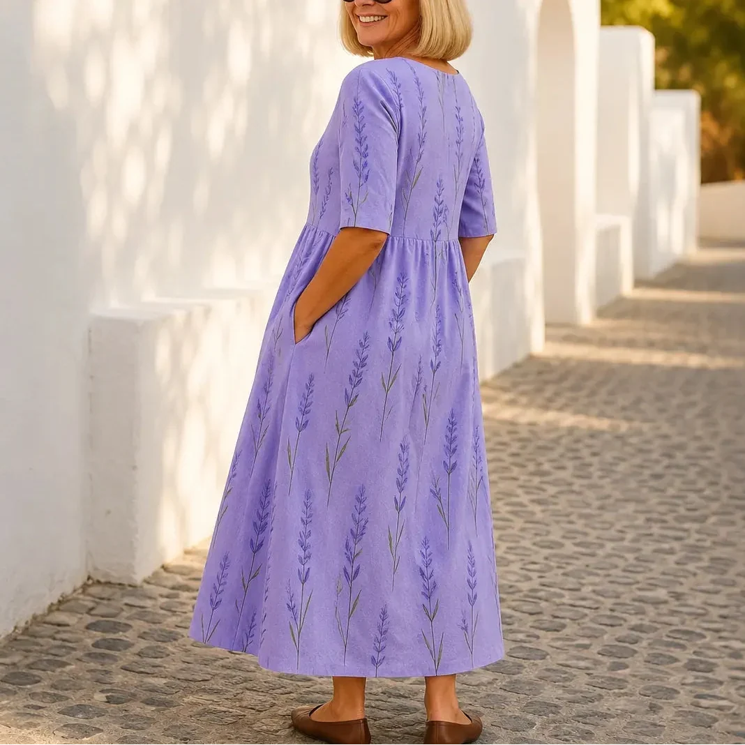 Florenza – Soft Touch Floral Maxi Dress for Women