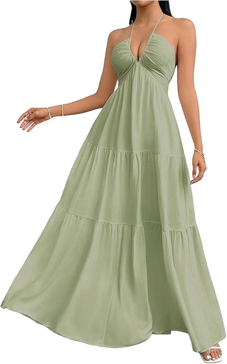 Elegant Flowing Maxi Dress - Flattering and Comfortable Cut