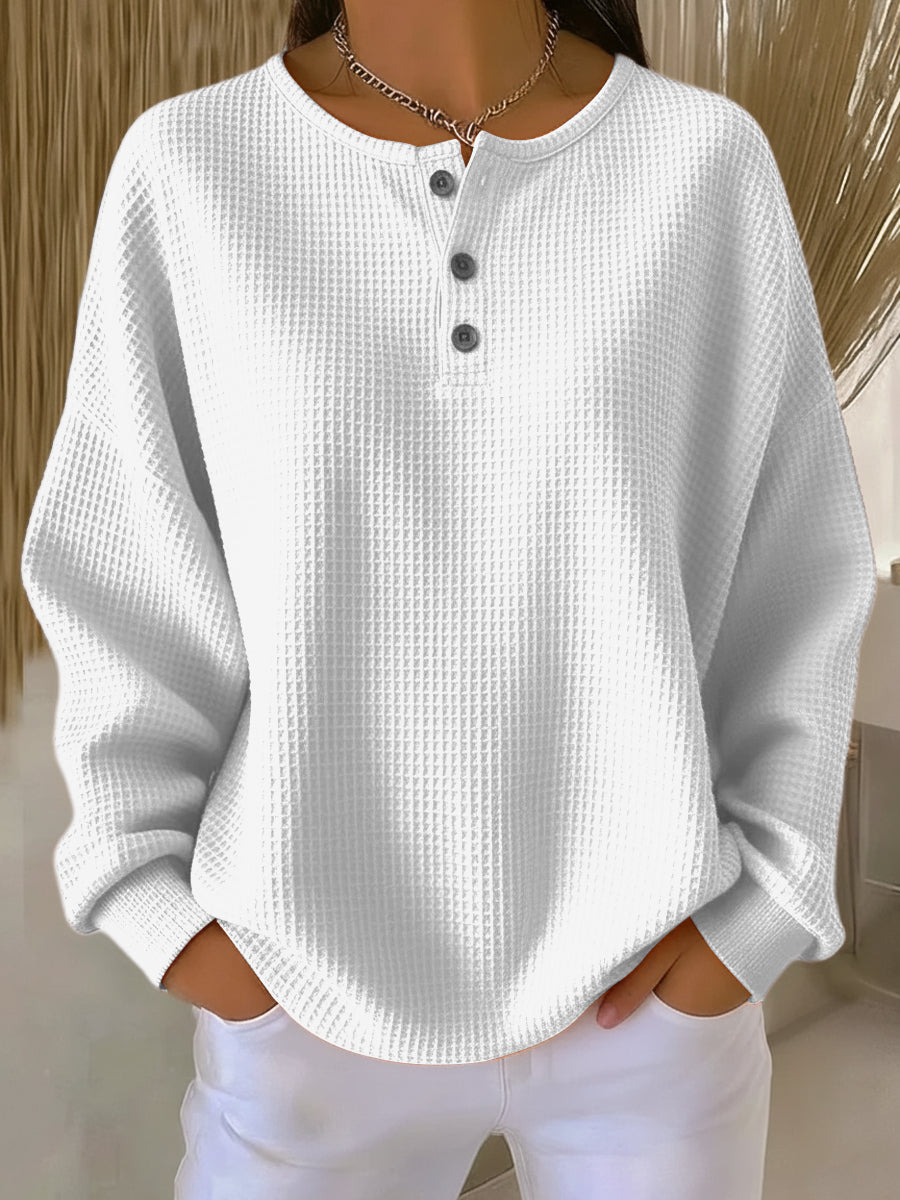 Annelie™ | Stylish Casual Henley Top