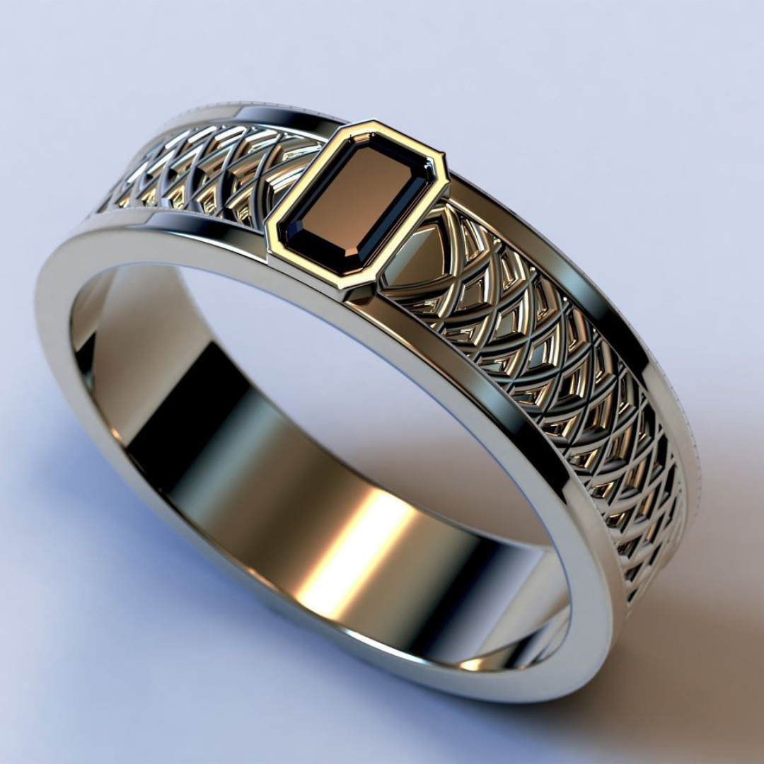 Royal Black Coat of Arms Heritage Ring