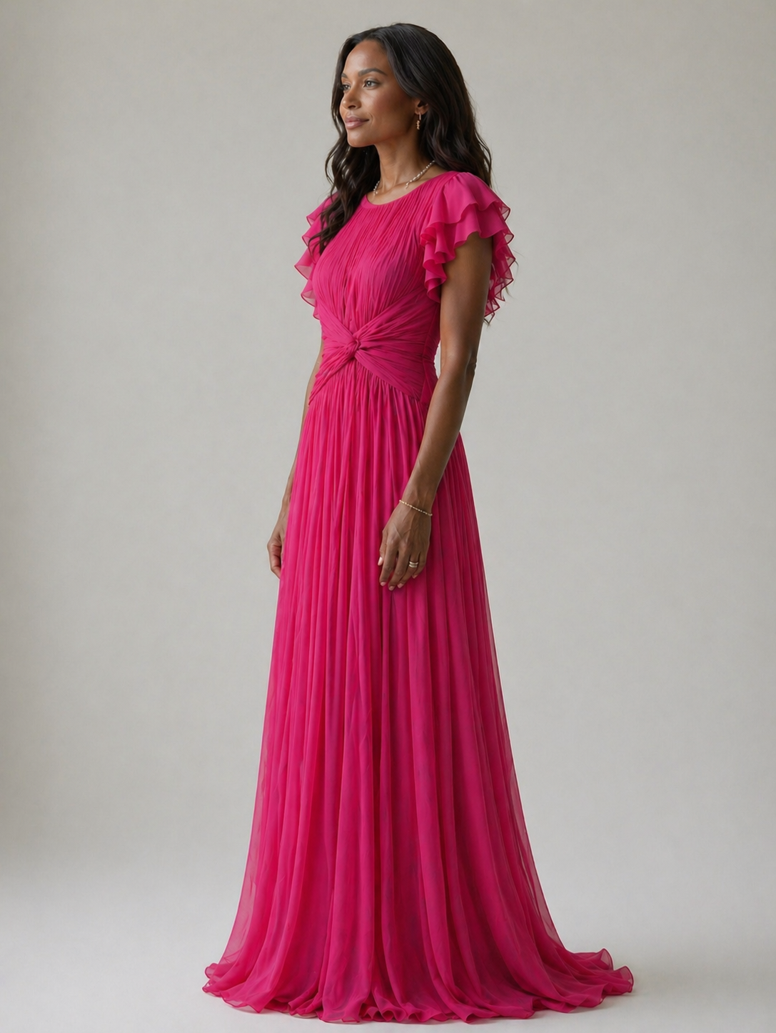Stella & Grace™ | Pleated Evening Dress