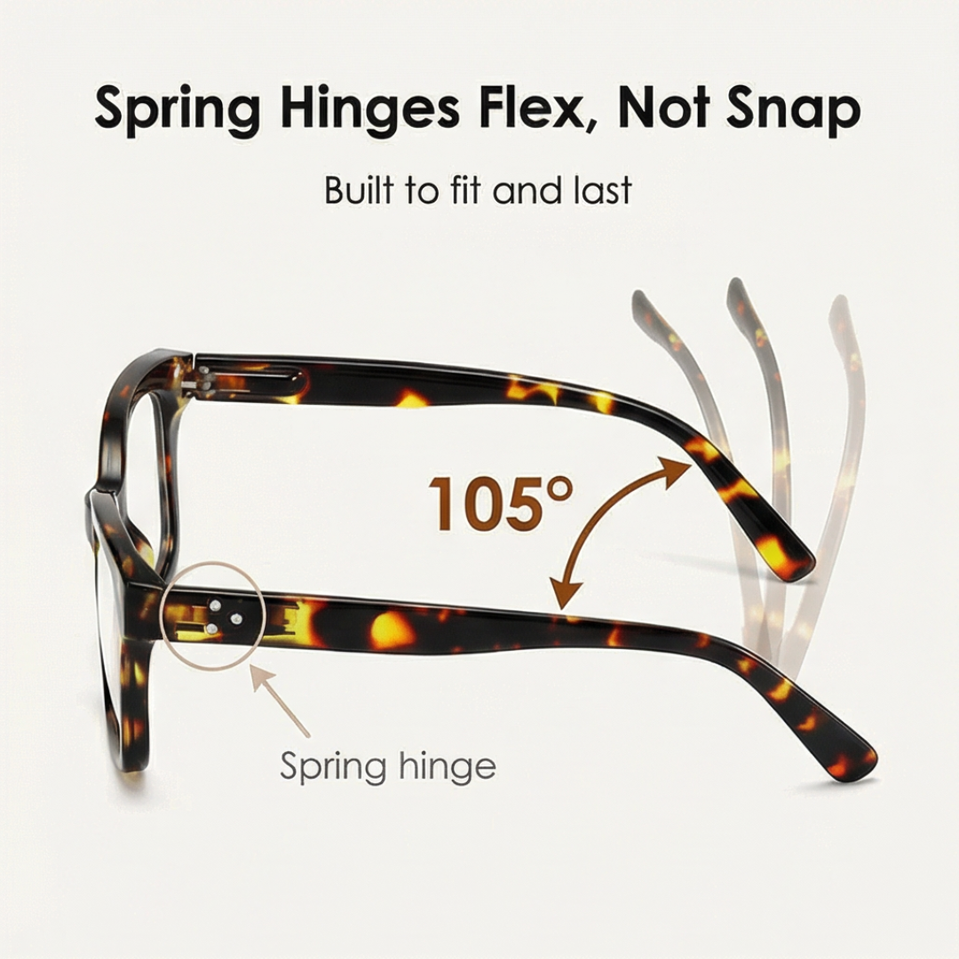 Clarelle – Oversized Tortoiseshell Reading Glasses for Women